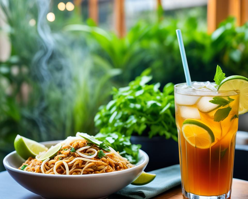 pad thai noodles beverage pairings