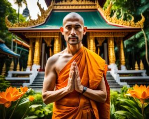 visit monks in thailand